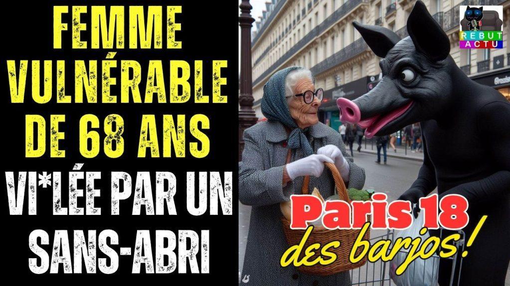 attaque barbare sur une femme de 68 ans le 16 décembre 2023